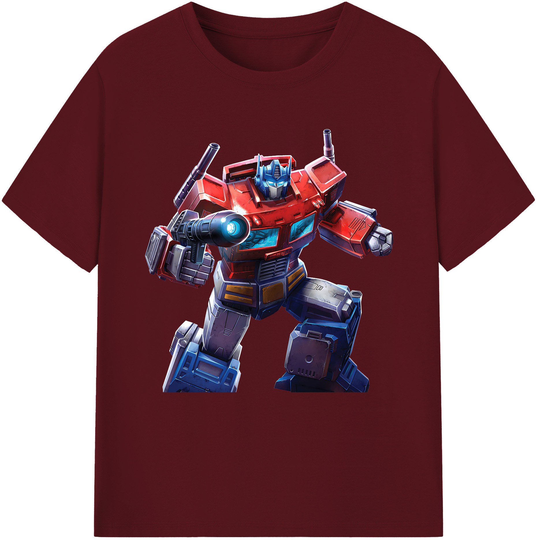 （画像用） Transformers トランスフォーマー 綿100％半袖Tシャツ（フロントプリント）